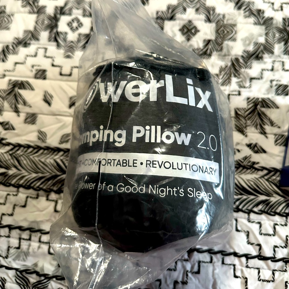 Black Camping Pillow 2.0